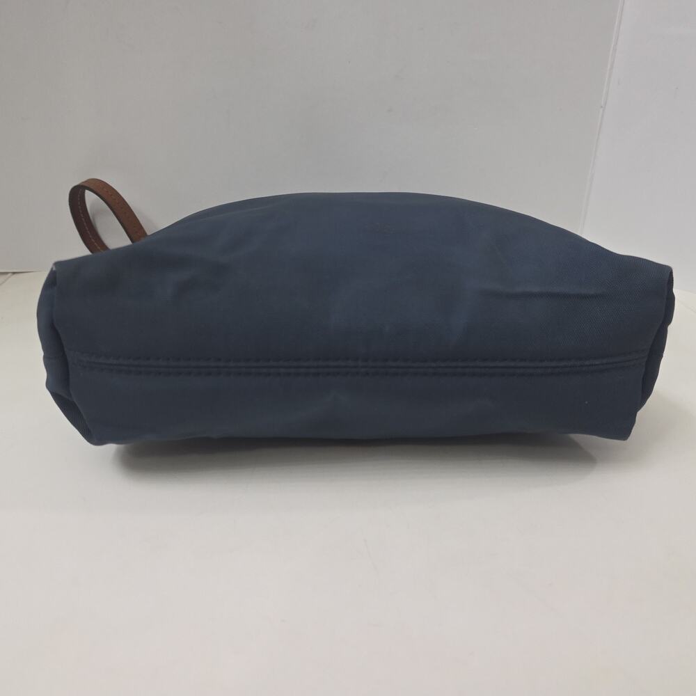 Dooney & Bourke Wayfarer Navy Nylon Duck Logo Crossbody Bag Tan Leather Coastal - Picture 5 of 16